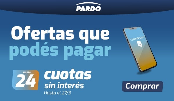 Pardo Ofertas que podés pagar Hasta 24 cuotas sin interés Hasta el 27/3 Comprar